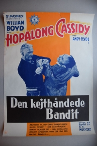 Hopalong Cassidy. Den kejthandede Bandit.