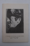 [��������� ������� ������ ��������� � ��������������]. A Programme for the Visit of Joseph Brodsky to the United Kingdom. April-May 1985.