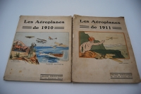 Набор из двух книг. 1. Les Aeroplanes de 1910. 2. Les Aeroplanes de 1911.
