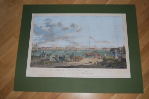 Vue du Palais de Marbre de ses environs, vers la Newa prise du Cote de Wasiliostroff.