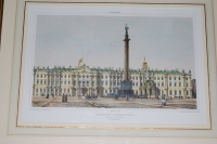 Александровская колонна и Императорский Зимний дворец.