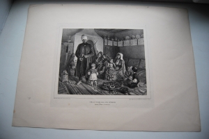 Famille tatare dans son interieur. Kapskhor. (Crimee) 21 Octobre 1837 (    . . . 21  1837).
