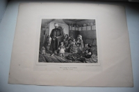 Famille tatare dans son interieur. Kapskhor. (Crimee) 21 Octobre 1837 (Татарская семья в своем доме. Карсихор. Крым. 21 октября 1837).