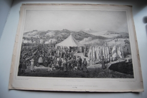Prisonniers turcs dans leur propre camp. Juin 1829. (     .  1829).