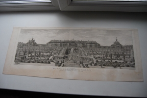 Peterhoff. Maison de plaisance de Sa Majeste Imperiale de toutes les Russie & c. Situee sur le Golfe de Filande a 30 verstes de St. Petersbourg.