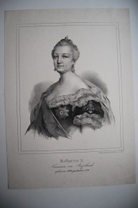 Katarina II. Kaiserin von Russland. Geboren 1729, gestorben 1796.