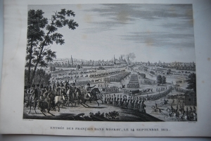 Entree des Francais dans Moscou, le 14 Septembre 1812.